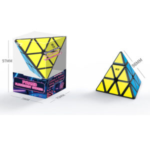 QY Fluorescent Sticker Pyraminx