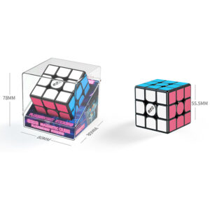 QY Fluorescent Sticker Magnetic 3x3 Cube