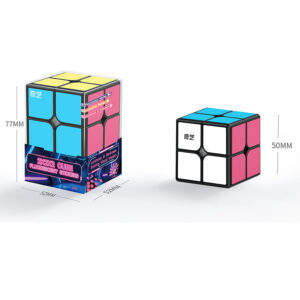 QY Fluorescent Sticker 2x2 Cube