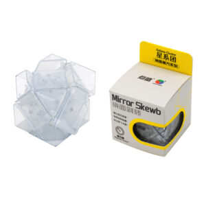 DianSheng Galaxy Cluster Mirror Skewb(Magnetic,transparent) – White