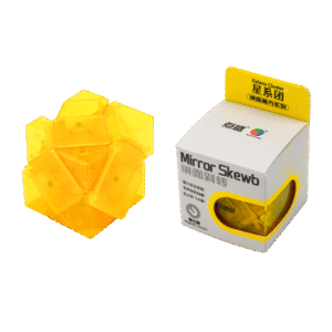DianSheng Galaxy Cluster Mirror Skewb(Magnetic,transparent) – Yellow